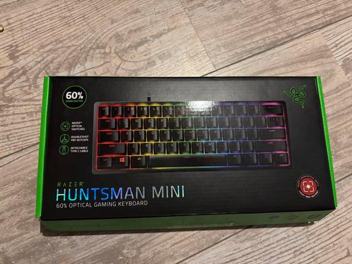 Razer Huntsman Mini RGB gaming Keyboard, Computers en Software, Toetsenborden, Zo goed als nieuw, Qwerty, Bedraad, Gaming toetsenbord
