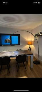 Booglamp Aluminium & Marmer, Ophalen, Gebruikt, Metaal, 200 cm of meer