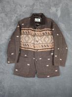 Aztec Navajo Wollen Jas 56 Western Winterjas, Bruin, ., Ophalen of Verzenden, Zo goed als nieuw