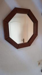 Spiegel achthoekig met houten lijst, Ophalen