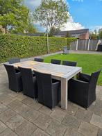 Tuinset met kussens, Ophalen, Gebruikt