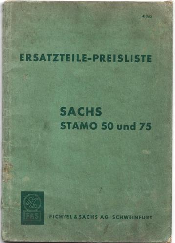 Sachs Stamo 50 Stamo 75 Ersatzteile onderdelenlijst (7726z) beschikbaar voor biedingen