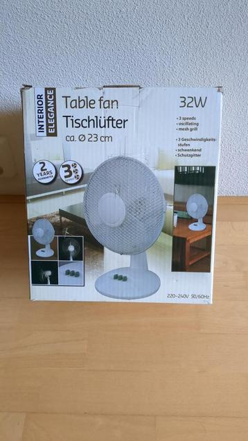 Tafelventilator beschikbaar voor biedingen