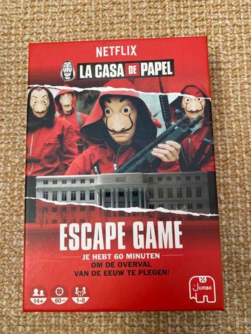 La Casa de Papel Escape Game beschikbaar voor biedingen