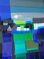 Ton Schulten, ingelijste zeefdruk Noorderlicht, Antiek en Kunst, Kunst | Litho's en Zeefdrukken, Ophalen