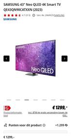 SAMSUNG 43" Neo QLED 4K Smart TV QE43QN90CATXXN (2023), Ophalen, QLED, Zo goed als nieuw, Samsung
