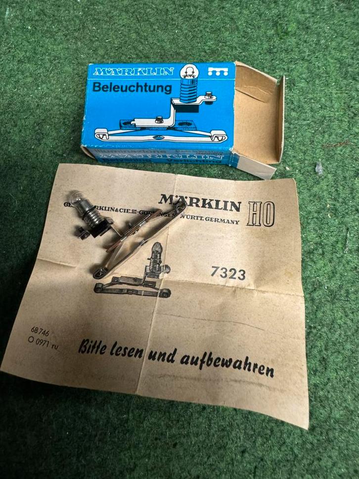 Märklin wagonverlichting setje nieuw met sleper HO no7323, Hobby en Vrije tijd, Modeltreinen | H0, Nieuw, Wagon, Wisselstroom