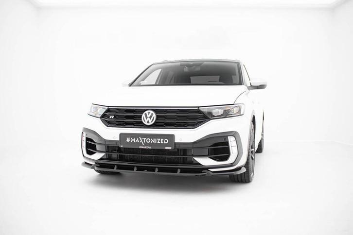 Voorlip spoiler sideskirt diffuser - VW T-Roc R 17-21, Auto diversen, Tuning en Styling, Ophalen of Verzenden