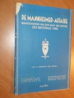 Groeninx van Zoelen, Jhr. R. De mannheimer-affaire., Nederland, Gelezen, Ophalen of Verzenden