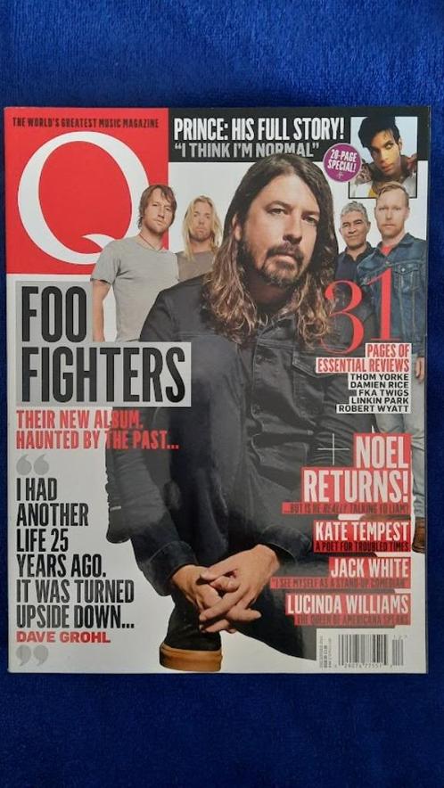 Q 12-2014 Foo Fighters Dave Grohl Prince Noel Gallagher Kate, Boeken, Tijdschriften en Kranten, Zo goed als nieuw, Muziek, Film of Tv