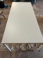 Tafel 80x180 wit 76cm hoog, Ophalen of Verzenden, Zo goed als nieuw