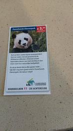 Waardebon postcodeloterij Ouwehands Dierenpark €3,50 korting, Tickets en Kaartjes