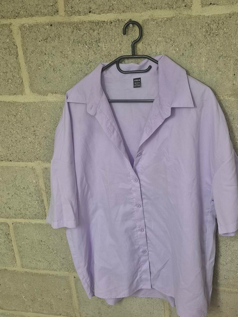 Lila blouse van Shein - Maat L, Kleding | Dames, Blouses en Tunieken, Paars, Maat 42/44 (L), Ophalen of Verzenden, Zo goed als nieuw