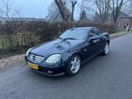 Mercedes-Benz SLK 230 K. (bj 1998), Auto's, Zwart, Cabriolet, Blauw, Bedrijf