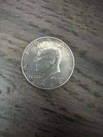 Halve zilveren dollar J.F. Kennedy 1964, Ophalen of Verzenden, Noord-Amerika, Zilver
