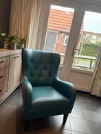 Cesar Fateuil in Petrol Kleur, Huis en Inrichting, Fauteuils, Ophalen, Gebruikt, 75 tot 100 cm, Leer