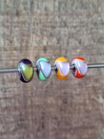 Trollbeads special edition gordeldieren set (Armadillo's) 💜, Nieuw, Trollbeads, 1 bedel, Glas of Kristal