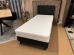 Boxspring 90x200cm Zwart stof Direct leverbaar €289,-, Ophalen, 90 cm, Eenpersoons, Zwart