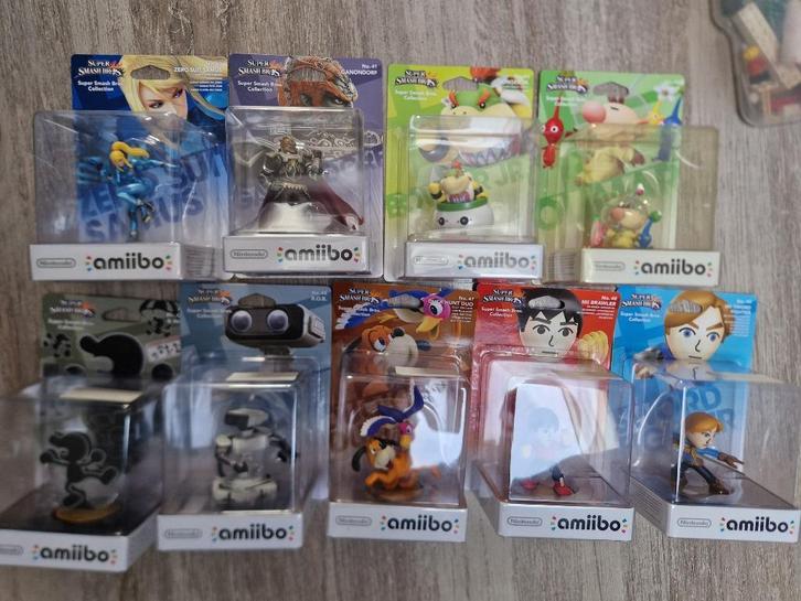 Amiibo's (Super Smash Bros serie) nummer 40 t/m 49, Spelcomputers en Games, Games | Nintendo Switch, Nieuw, Ophalen of Verzenden