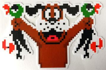 DUCK HUNT Hond NES Bartop Vinyl Arcade Game Sticker . beschikbaar voor biedingen