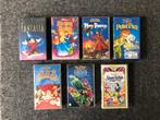 Zeven Disney films op VHS video (origineel), Verzamelen, Ophalen of Verzenden, Overige figuren, Zo goed als nieuw, Overige typen