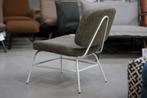 Partij trendy fauteuils wit olijfgroen kunstleer stoel SALE!