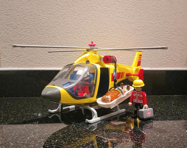 Playmobil reddingshelikopter 5428, Kinderen en Baby's, Speelgoed | Playmobil, Zo goed als nieuw, Complete set, Ophalen of Verzenden