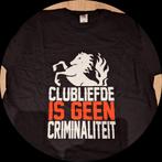 FC Twente Shirt - Clubliefde is geen criminaliteit, maat XL, Zwart, Maat 56/58 (XL), Ophalen of Verzenden, Zo goed als nieuw