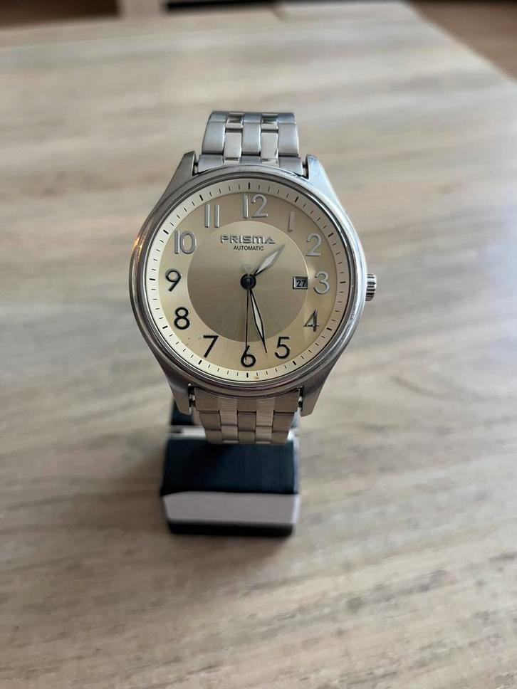 Prisma heren horloge automaat, Sieraden, Tassen en Uiterlijk, Overige Accessoires, Zo goed als nieuw, Ophalen of Verzenden