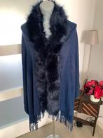 Omslagdoek blauw nieuw, Ophalen of Verzenden, Zo goed als nieuw, Maat 46/48 (XL) of groter, Sjaal