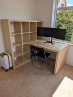 Ikea kallax vakkenkast met bureau, Huis en Inrichting, Ophalen, Zo goed als nieuw
