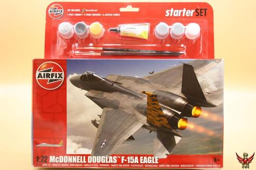ROWASP | Airfix 1/72 McDonnell Douglas F-15A Eagle Starter S, Hobby en Vrije tijd, Modelbouw | Vliegtuigen en Helikopters, Zo goed als nieuw