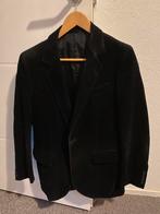 Zwart corduroy heren kostuum, Ophalen, Zo goed als nieuw, Maat 46 (S) of kleiner, Zwart