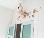 Dierenkop 2x Sew Heart Felt zwaan en flamingo, Kinderen en Baby's, Kinderkamer | Inrichting en Decoratie, Ophalen of Verzenden