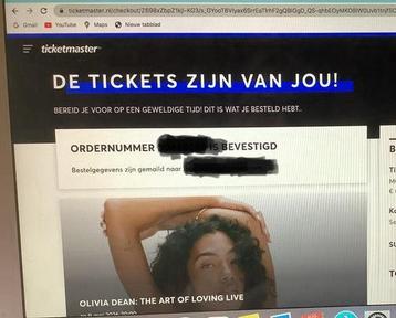 Ticket Olivia Dean 9 mei Ziggo - Rang 2 - Vak 105  Topplek ! beschikbaar voor biedingen
