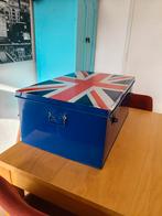Metalen kist Engelse vlag, Ophalen, Minder dan 50 cm, Gebruikt, 50 tot 100 cm