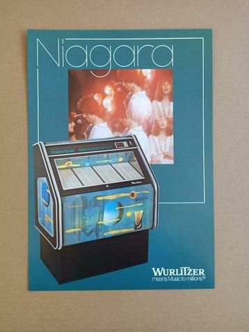 Flyer: Wurlitzer Niagara (1979) jukebox  beschikbaar voor biedingen