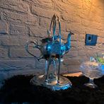 Oude schenk theepot met warmhouder, Antiek en Kunst, Antiek | Goud en Zilver, Ophalen of Verzenden
