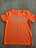Oranje shirt Hema voor Koningsdag maat 98/104, Gebruikt, Ophalen of Verzenden, Shirt of Longsleeve, Hema