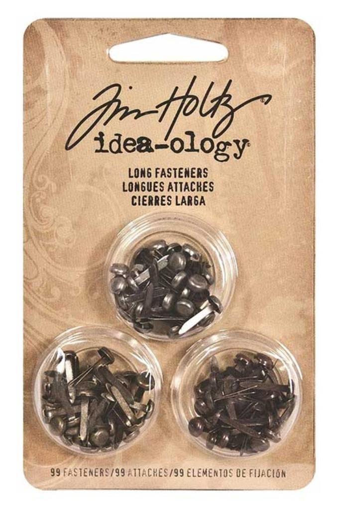 Tim Holtz Idea-ology Long Fasteners #92703, Hobby en Vrije tijd, Scrapbooking, Nieuw, Versiering of Embellishment, Overige merken