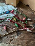 #kerst kerstslinger quirlander met lampions, Diversen, Kerst, Gebruikt, T, Ophalen of Verzenden, N