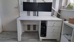 Stevig bureau met afmeting 140 cm x 75 cm, Ophalen, Gebruikt, Bureau