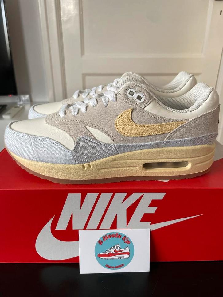 Nike Air Max 1 Crepe Light Bone - maat 39, Kleding | Heren, Schoenen, Nieuw, Sneakers of Gympen, Overige kleuren, Ophalen of Verzenden