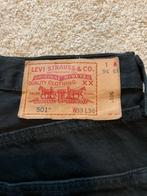Zwarte Levi's 501 - W33/L34 - Ingekort, Ophalen of Verzenden, Gedragen, Zwart, W36 - W38 (confectie 52/54)