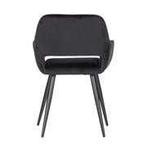 eetkamerstoel woood Jelle, Zwart, Nieuw, Ophalen of Verzenden, Stof