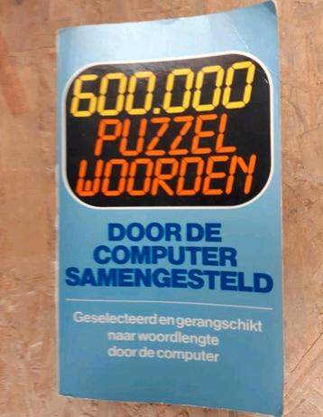 600.000 Puzzelwoorden Boek - Vintage beschikbaar voor biedingen