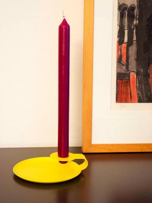 Kandelaars geel | design Hanna Zoon | Jansen+co | nieuw, Huis en Inrichting, Woonaccessoires | Kandelaars en Kaarsen, Nieuw, Kandelaar