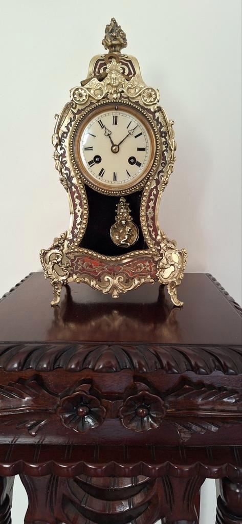 antieke mini boulle klokje, Antiek en Kunst, Antiek | Klokken, Ophalen
