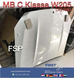 W205 C63 AMG Motorkap wit / grijs / zwart Mercedes C Klasse, Gebruikt, -, Ophalen of Verzenden, -