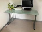 Bureau IKEA glasplaat en onderstel zware kwaliteit, Ophalen